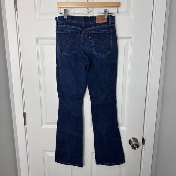 Levi's 515 Women's Bootcut Jeans Size 8 Dark Wash Denim Classic Fit - Picture 2 of 5